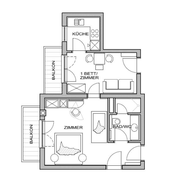 Sonnblick Apartments Und Zimmer - Nationalpark Sommercard Inklusive 胡勒斯巴赫平 外观 照片